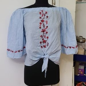 Beach lunch lounge off thr shoulder